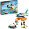 LEGO Friends Reddingsvliegtuig op zee Vliegtuig Speelgoed en Dieren Figuren Set - 41752