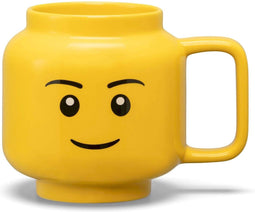 LEGO - Keramische Mok Hoofd Boy 530 ml - Aardewerk - Geel