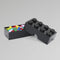 LEGO - Lunchbox Brick 8 - Polypropyleen - Zwart