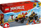 LEGO NINJAGO Kai en Ras' Duel Tussen Auto en Motor Speelgoed - 71789