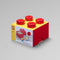 Lego Opberg Doos Legosteen 4-Pin Rood