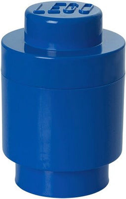 Lego - Opbergbox Brick 1 Rond - Polypropyleen - Blauw