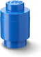Lego - Opbergbox Brick 1 Rond - Polypropyleen - Blauw