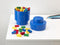 Lego - Opbergbox Brick 1 Rond - Polypropyleen - Blauw