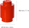 Lego - Opbergbox Brick 1 Rond - Polypropyleen - Rood