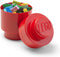 Lego - Opbergbox Brick 1 Rond - Polypropyleen - Rood