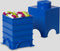 Lego - Opbergbox Brick 1 Vierkant - Polypropyleen - Blauw