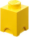 Lego - Opbergbox Brick 1 Vierkant - Polypropyleen - Geel