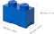 Lego - Opbergbox Brick 2 - Polypropyleen - Blauw