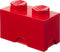 Lego - Opbergbox Brick 2 - Polypropyleen - Rood