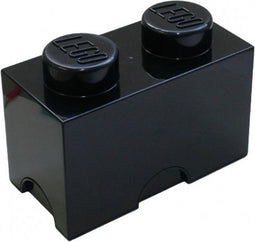 Lego - Opbergbox Brick 2 - Polypropyleen - Zwart