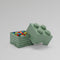 LEGO Opbergbox Brick 4 - Kusntstof - Zand Groen