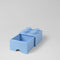 Lego - Opbergbox - Brick 4 - Met 1 Lade - Vierkant - 6 liter - Stapelbaar - Kunststof - Blauw