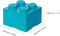 Lego - Opbergbox Brick 4 - Polypropyleen - Blauw