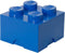 Lego - Opbergbox Brick 4 - Polypropyleen - Blauw