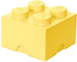 Lego - Opbergbox Brick 4 - Polypropyleen - Geel