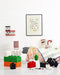 LEGO - Opbergbox Brick 4 - Polypropyleen - Geel