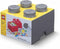 Lego - Opbergbox Brick 4 - Polypropyleen - Grijs