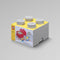 Lego - Opbergbox Brick 4 - Polypropyleen - Grijs
