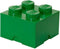 Lego - Opbergbox Brick 4 - Polypropyleen - Groen