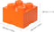Lego - Opbergbox Brick 4 - Polypropyleen - Oranje