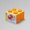 Lego - Opbergbox Brick 4 - Polypropyleen - Oranje