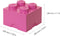 Lego - Opbergbox Brick 4 - Polypropyleen - Roze