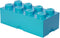 Lego - Opbergbox Brick 8 - Polypropyleen - Blauw