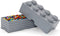 Lego - Opbergbox Brick 8 - Polypropyleen - Grijs