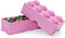 Lego - Opbergbox Brick 8 - Polypropyleen - Roze