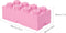 Lego - Opbergbox Brick 8 - Polypropyleen - Roze