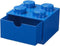 Lego - Opbergbox Bureaulade Brick 4 - Kunststof - Blauw