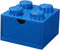 Lego - Opbergbox Bureaulade Brick 4 - Kunststof - Blauw