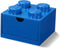 Lego - Opbergbox Bureaulade Brick 4 - Kunststof - Blauw