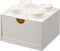 Lego - Opbergbox Bureaulade Brick 4 - Kunststof - Wit
