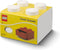 Lego - Opbergbox Bureaulade Brick 4 - Kunststof - Wit