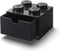LEGO - Opbergbox Bureaulade Brick 4 - Kunststof - Zwart