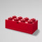 LEGO - Opbergbox Bureaulade Brick 8 - Kunststof - Rood