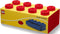 LEGO - Opbergbox Bureaulade Brick 8 - Kunststof - Rood