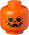 Lego - Opbergbox - Hoofd - Pompoen Groot - Rond - Stapelbaar - Kunststof - Oranje