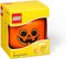 Lego - Opbergbox - Hoofd - Pompoen Klein - Rond - Stapelbaar - Kunststof - Oranje
