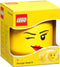 Lego - Opbergbox - Hoofd - Whinky Klein - Rond - Stapelbaar - Kunststof - Geel