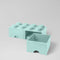 Lego - Opbergbox met 2 Lades Brick 8 - Polypropyleen - Blauw