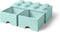 Lego - Opbergbox met 2 Lades Brick 8 - Polypropyleen - Blauw