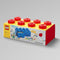 Lego - Opbergbox met 2 Lades Brick 8 - Polypropyleen - Rood