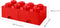 Lego - Opbergbox met 2 Lades Brick 8 - Polypropyleen - Rood