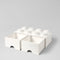 Lego - Opbergbox met 2 Lades Brick 8 - Polypropyleen - Wit
