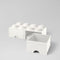 Lego - Opbergbox met 2 Lades Brick 8 - Polypropyleen - Wit
