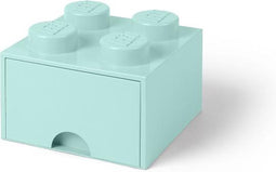 Lego - Opbergbox met Lade Brick 4 - Polypropyleen - Blauw