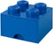 Lego - Opbergbox met Lade Brick 4 - Polypropyleen - Blauw
